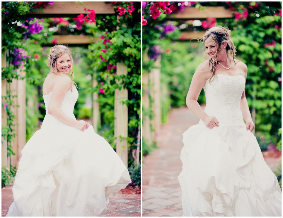 South Florida bride at her outdoor wedding.