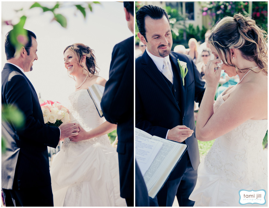 A beautiful Boca Raton outdoor wedding ceremony.