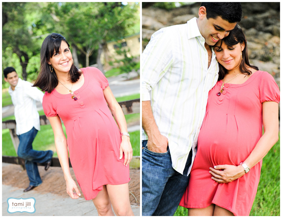 Woman poses for a Maternity Photography session in Miami.