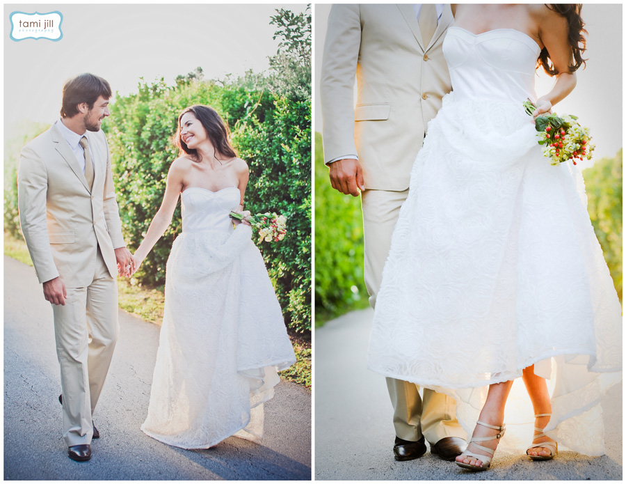 Bridal photo of vintage couple at a Miami wedding.