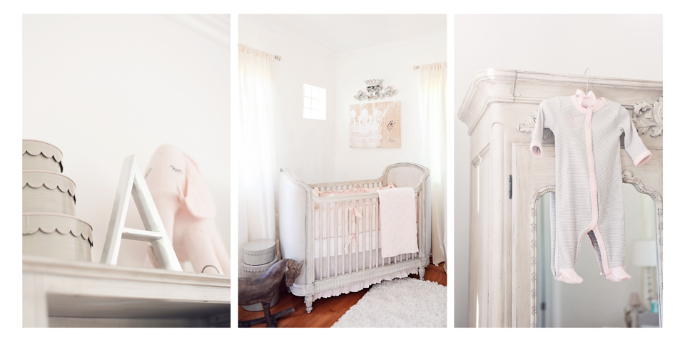 Nursery details for Miami Newborn Photography session.