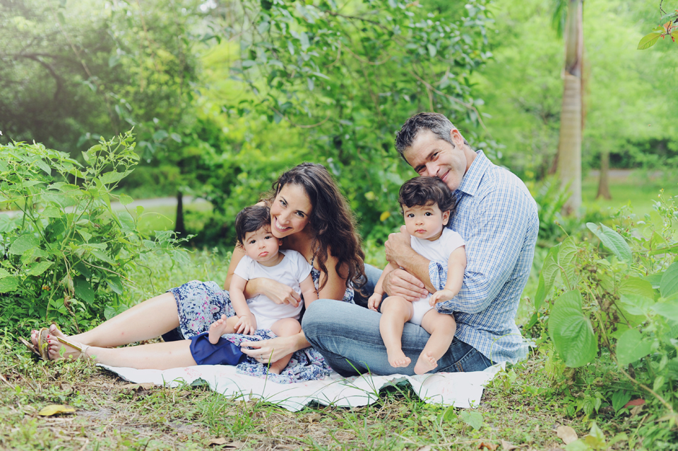 Miami family at the park for Aventura Photography session.