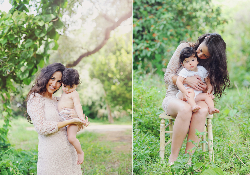 Miami mom poses for mother & baby photography session in Miami.