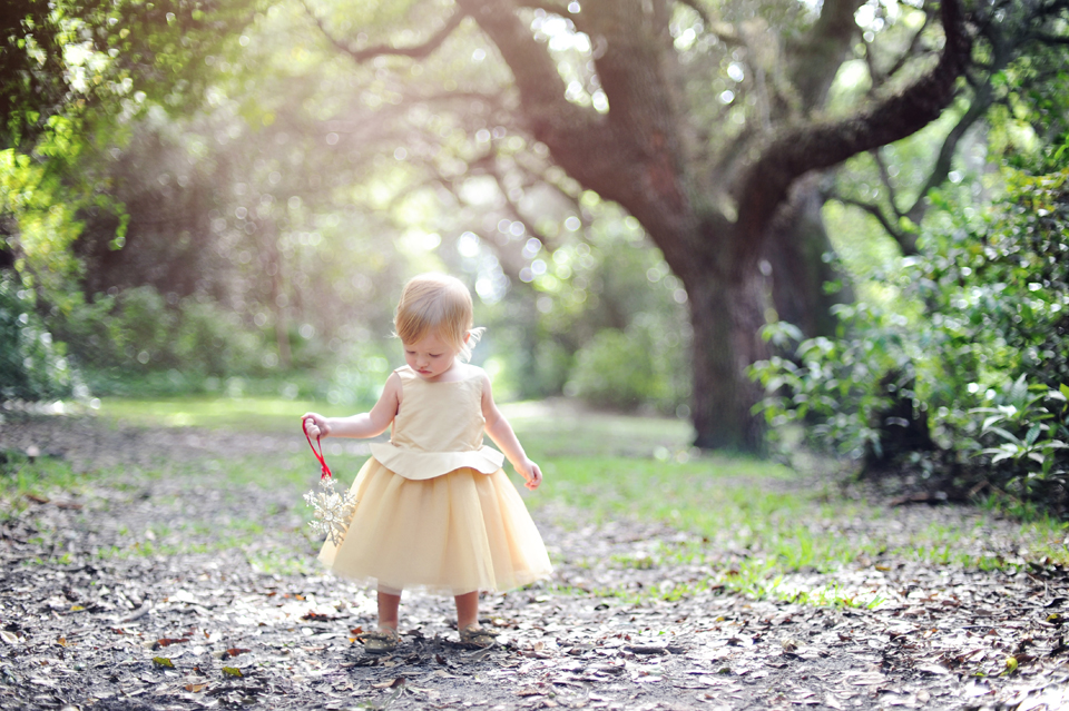 Toddler playing during Miami Photography session.