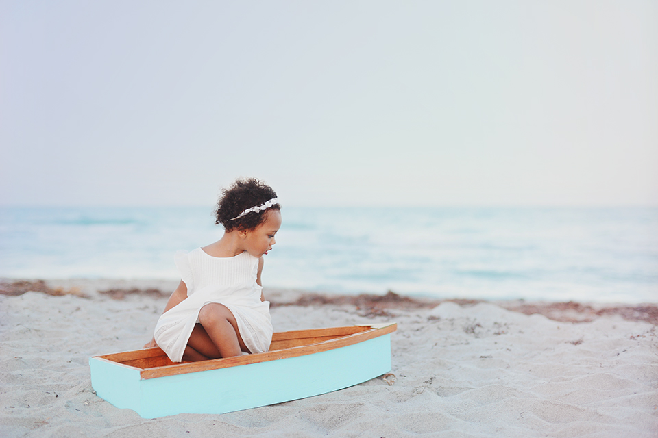 Miami child photography on Sunny Isles Beach.