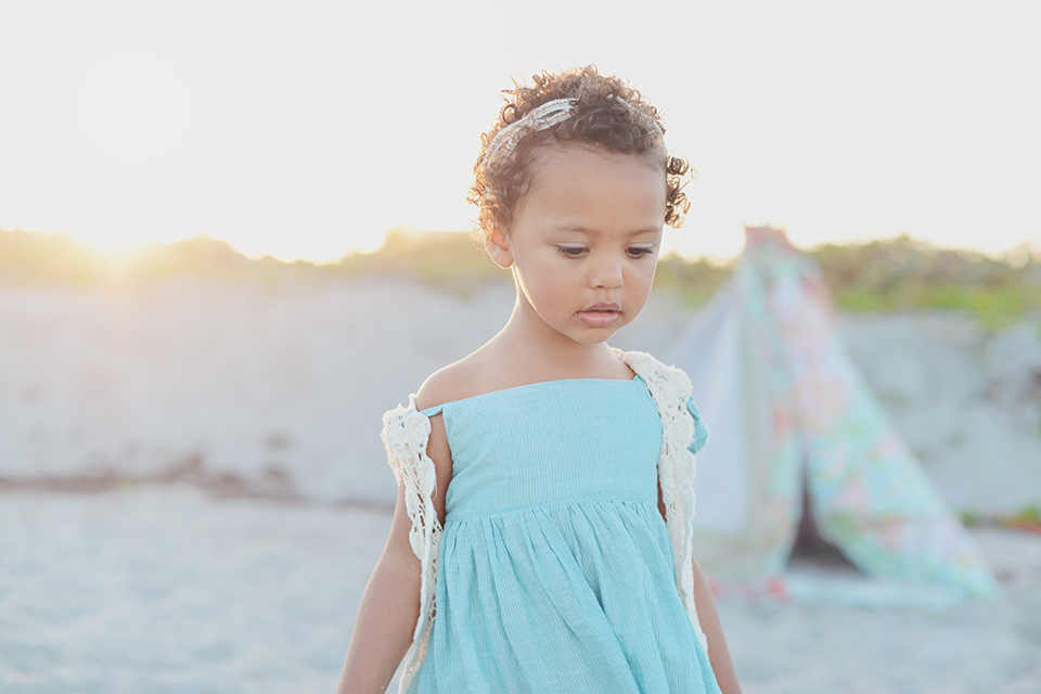 Miami beach child photography.