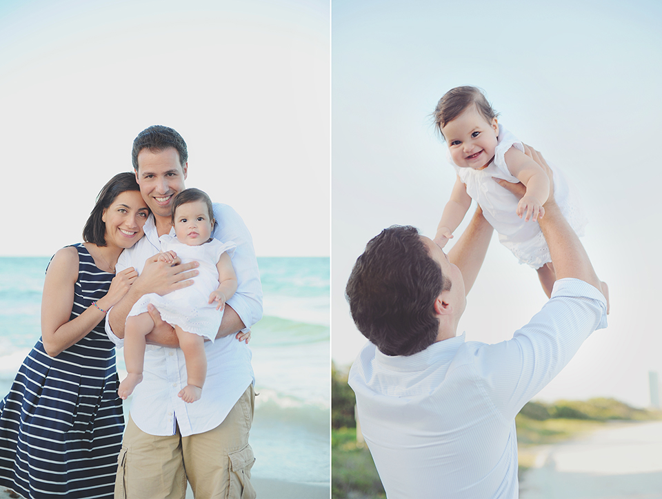 Miami beach family photography session.